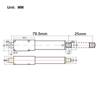 Verin Electrique Compact - 25MM Course pour les Espaces Restreints (Modèle 0041647)
