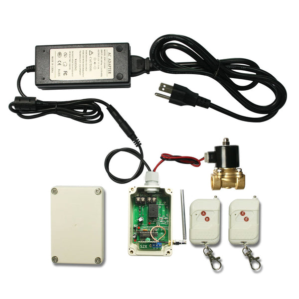 Kit Télécommande Sans Fil à Électrovanne Électrique en CC 12V 24V (Modèle 0020568)