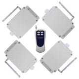 1 Émetteur contrôle 4 récepteurs système de télécommande radio