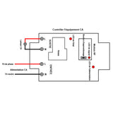 1 Télécommande 6 récepteurs interrupteur radio avec sortie CA 30A (Modèle 0020739)