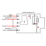 1 Voie Interrupteur à Distance sans Fil RF Haute Puissance 30A (Modèle 0020276)