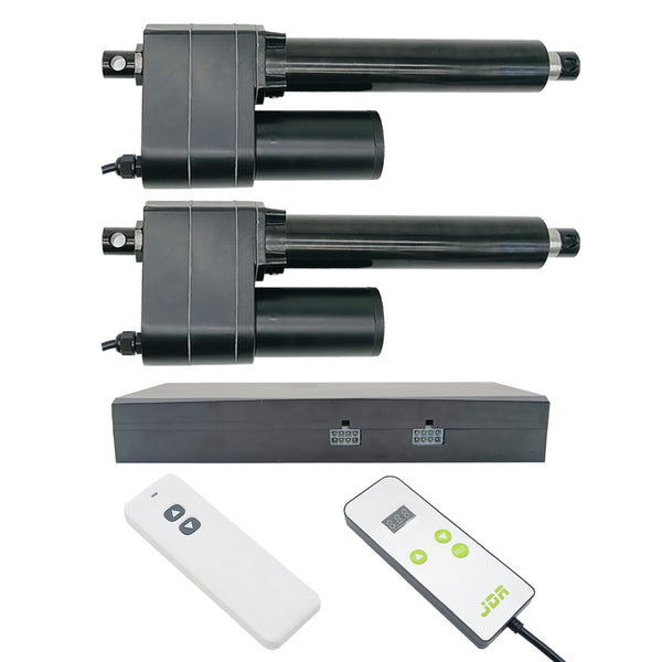 Un contrôle deux kit de contrôle synchrone de actionneur linéaire électrique industriel à usage intensif 12000N 2700 lbs 12V 24V (Modèle 0043055)