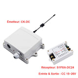 Kit récepteur & télécommande entrée & sortie CC commandé par tension CC