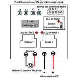 Interrupteur Minuterie Sans Fil  pour Vérin Électrique / Moteur en CC (Modèle 0020088)