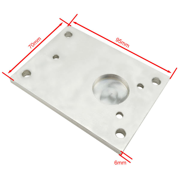 EMagTech Lot De 4 Supports De Montage Actionneur Linéaire - Acier Carbone Avec Boulons Et Goupilles - Fixation Robuste