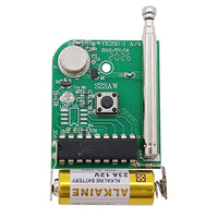 Mini Télécommande Sans Fil Code Fixé 1 Bouton Avec Couvercle 433Mhz 100M (Modèle 0021000)