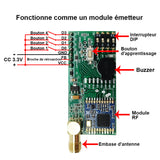 Module Bidirectionnel Récepteur Émetteur Sans Fil Longue Portée 5000M (Modèle 0020242)