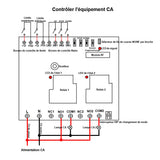 CA380V Récepteur Sans Fil Contrôler Moteur Tourne dans le sens Positif ou Inverse (Modèle 0020079)