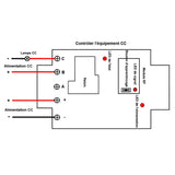 CC 1 Voie Récepteur Sans Fil RF 30A avec Sortie à Contact Sec (Modèle 0020302)