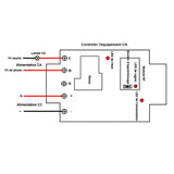 Interrupteur à distance sans fil haute puissance CC 30A avec 2 emetteurs & 2 recepteurs (Modèle 0020300)