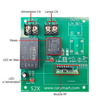 Dispositif Récepteur Sans Fil Étanche 433,92MHz Avec Sortie CA 230V (Modèle 0020393)