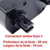 Personnalisation du style de connecteur arrière de montage du vérin électrique C (Modèle 0044110)