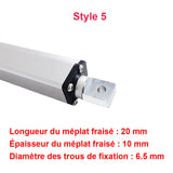 Actionneur linéaire électrique à course réglable 2000N vérin électrique course 250MM (Modèle 0041725)