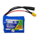 12V 5600mAh Paquet de Batterie au Lithium Rechargeable (Modèle 0010203)