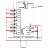 3 Milles Longue distance 8 Voies Sortie Relais Sec Récepteur Sans Fil (Modèle 0020054)