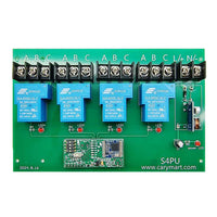 4 Canaux CC 5000M télécommande longue portée avec contact sec sans fil (Modèle 0020110)