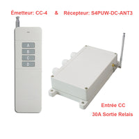 4 Voies CC 5000M Télécommande Longue Portée Avec Contact Sec Sans Fil