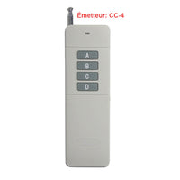 4 Canaux CC 5000M télécommande longue portée avec contact sec sans fil (Modèle 0020110)