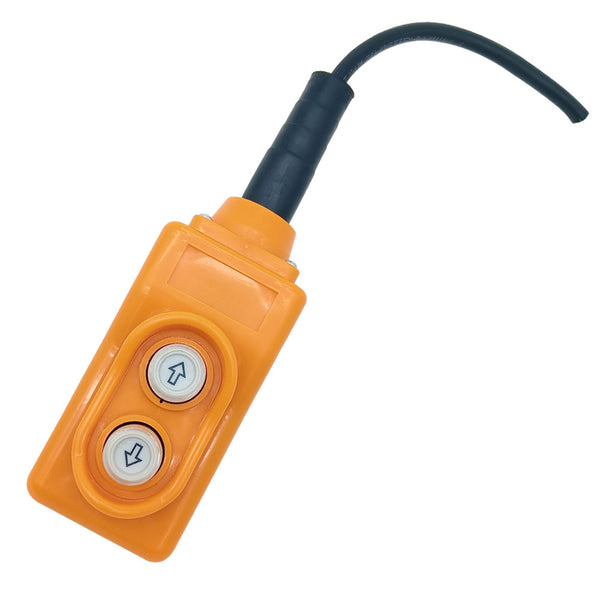 Contrôleur portatif pour le contrôle manuel des moteurs CC ou des vérins électriques en mode de travail momentané avec boutons haut et bas (Modèle 0043012)