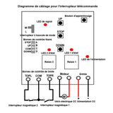 Actionneur linéaire électrique à course réglable 2000N vérin électrique course 250MM (Modèle 0041725)