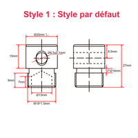 Course réglable du vérin électrique course 900MM Forte Poussée 2000N/200 kg/450 lbs (Modèle 0041703)