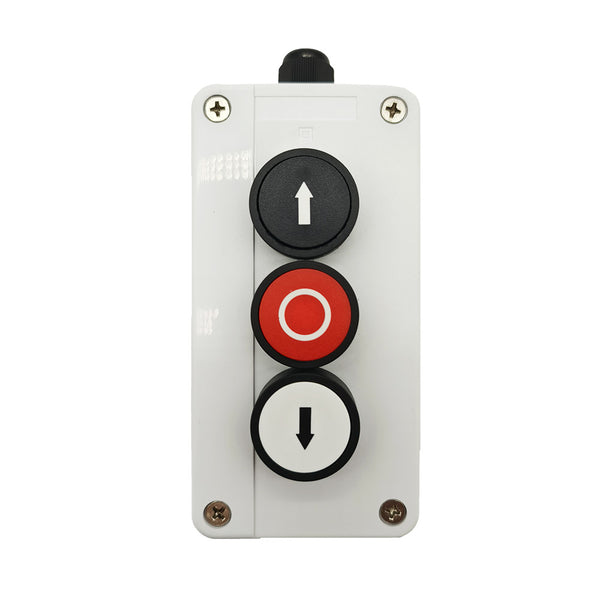 Haut-Arrêt-Bas Contrôleur portable étanche à trois boutons avec contact normalement ouvert (Modèle 0040024)