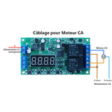Module de contrôle automatique pour moteur CA/CC ou vérin électrique avec boucle infinie et fonction de retard (Modèle 0040001)