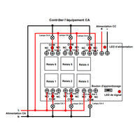 Commutateur à distance RF CC 433MHz divers modes de contrôle hybrides (Modèle 0020070)