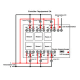 Commutateur à distance RF CC 433MHz divers modes de contrôle hybrides (Modèle 0020070)