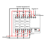Commutateur à distance RF CC 433MHz divers modes de contrôle hybrides (Modèle 0020070)