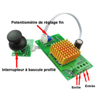 Le Régulateur à bascule contrôle la vitesse de direction du mouvement du moteur (Modèle 0044007)