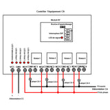 CC Émetteur récepteur radio longue portée 433 Mhz sortie relais 4ch 5A