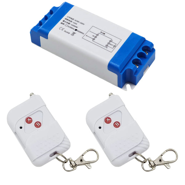 Commutateur de télécommande sans fil pour lampe CA à 1 canal