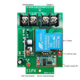 Émetteur 12 Voies & 12 Récepteurs CC Système de Télécommande RF (Modèle 0020735)