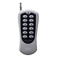 Émetteur 12 Voies & 12 Récepteurs CC Système de Télécommande RF (Modèle 0020735)