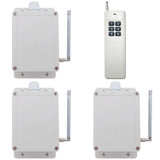 Émetteur 6 boutons 3 récepteurs sans fil kit de télécommande CA portée de contrôle 500M (Modèle 0020728)