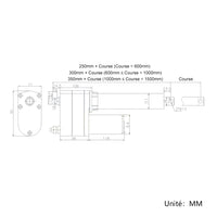 Kit de Contrôle Synchrone pour Deux Verin Electrique Forte Charge 8000N 50MM-600MM (Modèle 0043053)