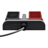 Interrupteur à pédale double momentané à contacts NO pour commande moteur CC et vérin électrique (Modèle 0044200)