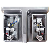 Interrupteur à pédale double momentané à contacts NO pour commande moteur CC et vérin électrique (Modèle 0044200)