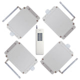 Interrupteur de télécommande sans fil sortie 220V CA 30A pour émetteur et récepteur à une contrôler quatre (Modèle 0020756)