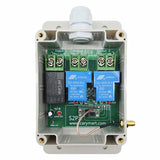Interrupteur Sans Fil Étanche Avec 2 Canaux 220V 30A Entrée Sortie (Modèle 0020048)