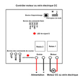 Interrupteur sans fil RF un-à-multi pour moteur CC & vérin électrique (Modèle 0020763)