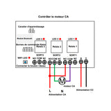 interrupteur wifi intelligent de volet roulant moteur verin electrique