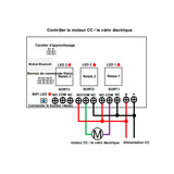interrupteur wifi intelligent de volet roulant moteur verin electrique