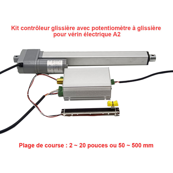Kit de contrôleur à glissière du vérin électrique A2 50-500MM avec potentiomètre à glissière
