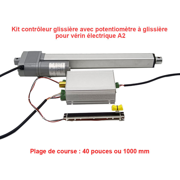 Kit de contrôleur à glissière du vérin électrique A2 1000MM avec potentiomètre à glissière