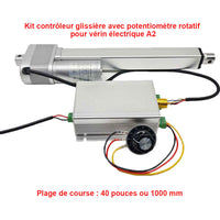 Kit de contrôleur à glissière du vérin électrique A2 1000MM avec potentiomètre rotatif
