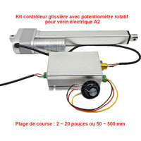 Kit de contrôleur à glissière du vérin électrique A2 50-500MM avec potentiomètre rotatif
