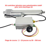 Kit de contrôleur à glissière du vérin électrique A2 50-500MM avec potentiomètre rotatif