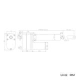 Kit de Contrôle Synchrone pour Deux Verin Electrique Forte Charge 8000N 50MM-600MM (Modèle 0043053)